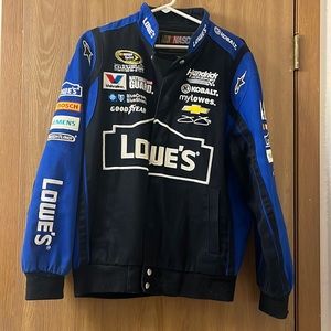 Official Nascar jacket Jimmy Johnson Lowe’s size medium